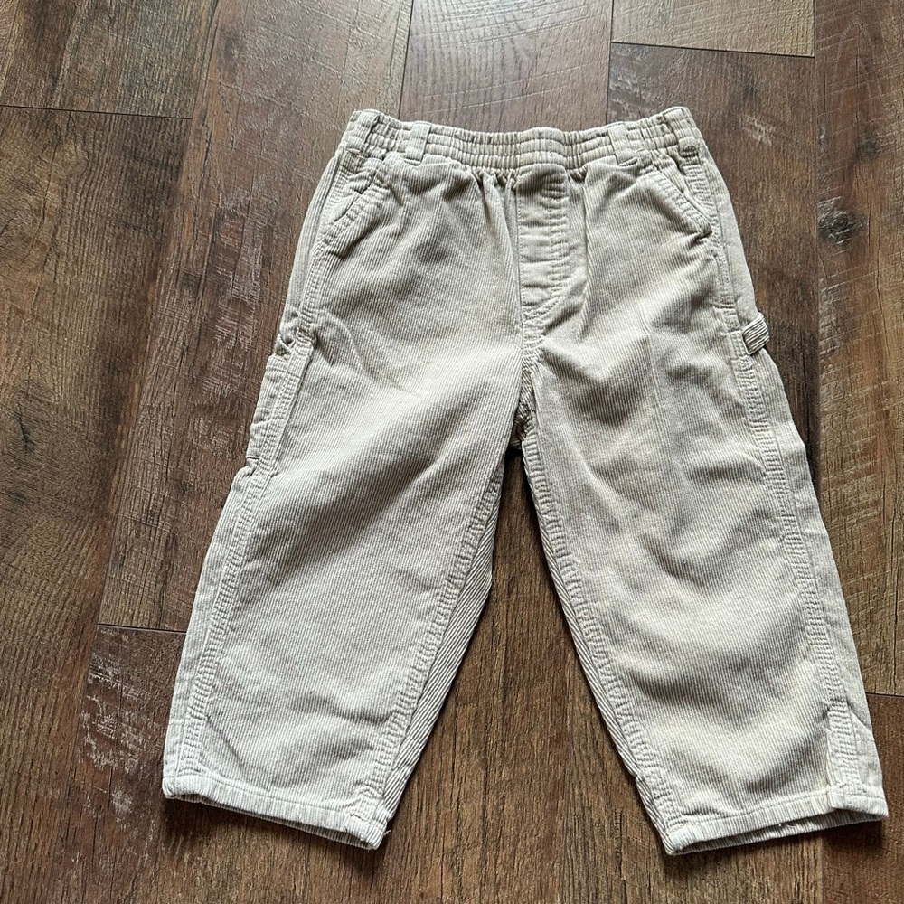 Boys OshKosh B'gosh Casual Corduroy Pants 24 Months Beige - Picture 2 of 10